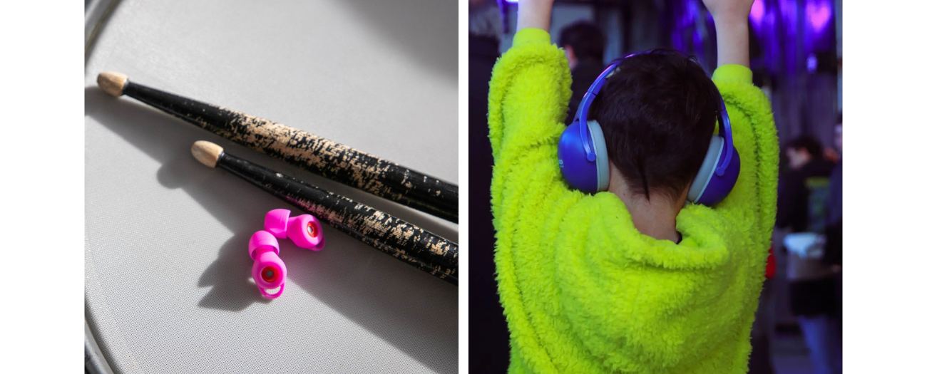 Tapones Mood Happy (-23 dB) y cascos antirruido Mood Relax Kids