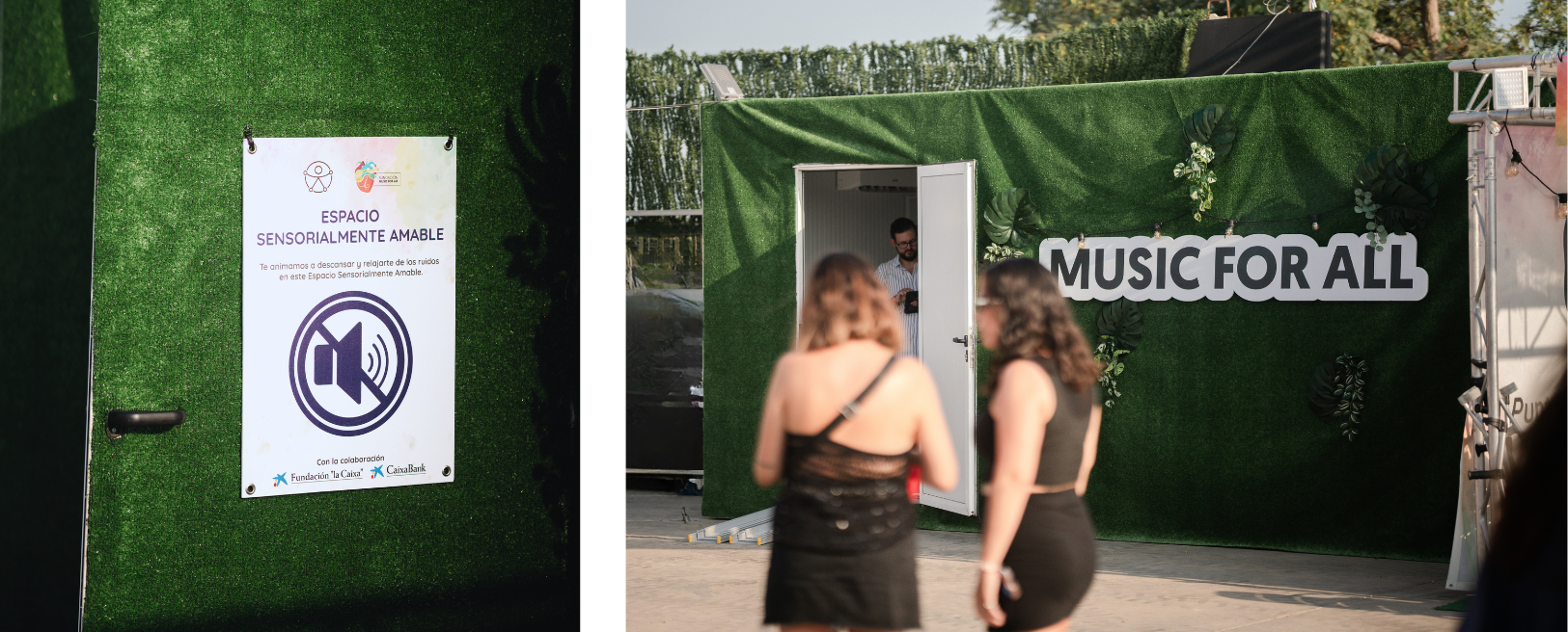 Espacio sensorialmente amable de la Fundación Music For All