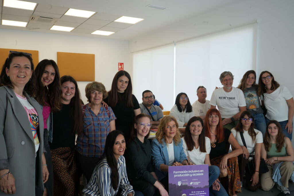 Formación Inclusiva de Music For All junto a Fundación Unicaja impartida en el Espacio Alma del Ayuntamiento de Almería con la representación de 8 entidades locales.